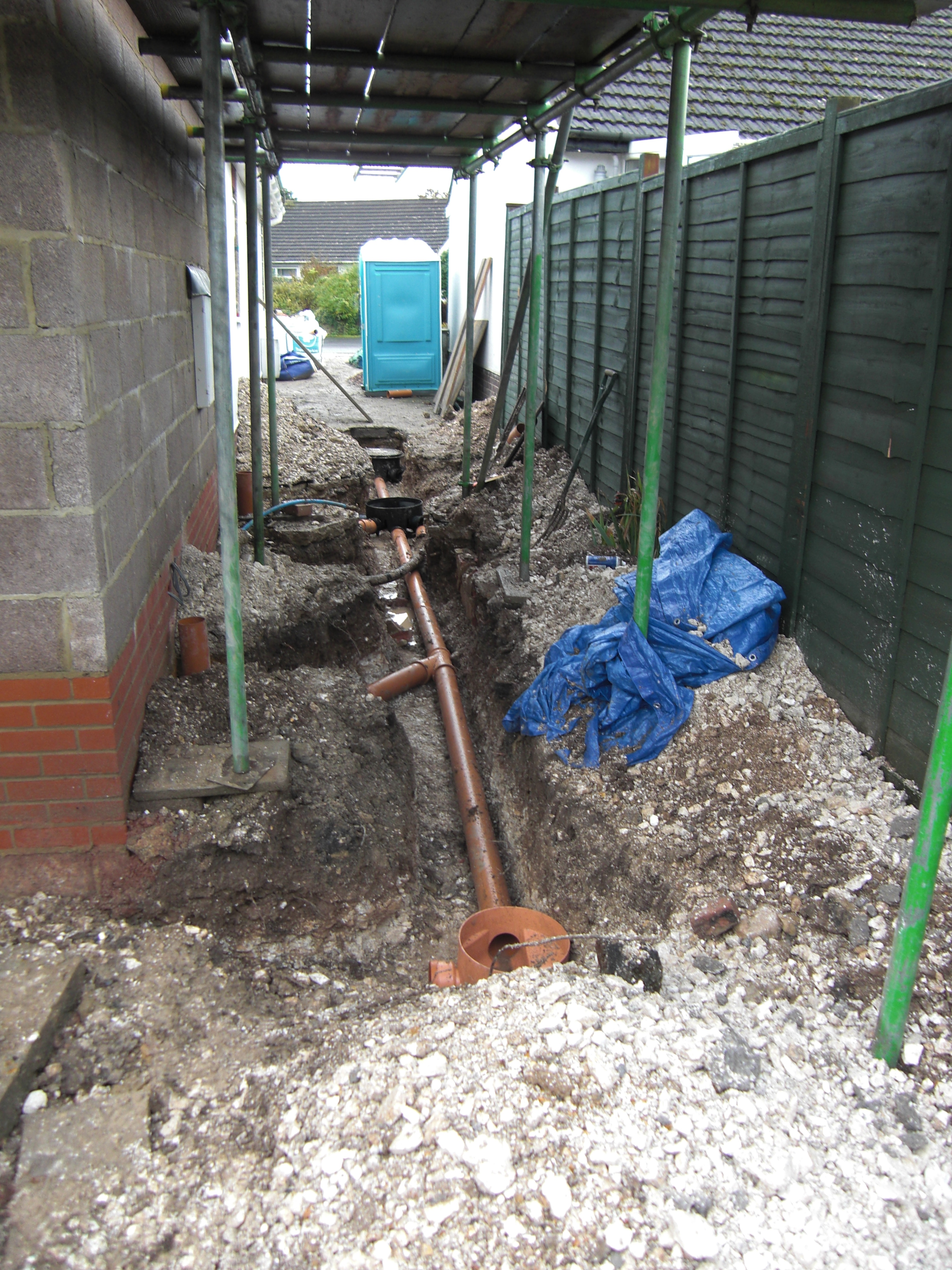 Beacon Cl during drainage works