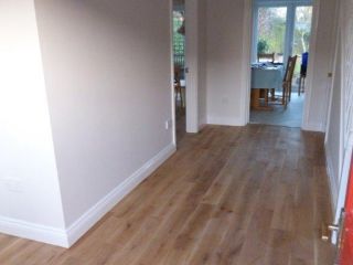 Solid wood flooring and internal alterations